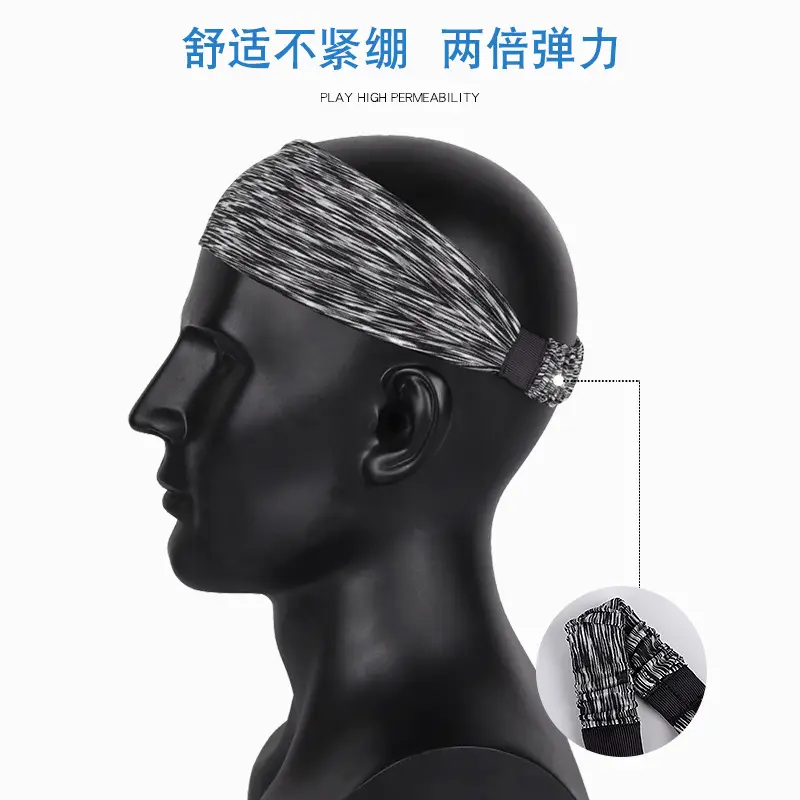 Spring Sports Hair Band Absorbing Colorful Men's Turban - Image 8