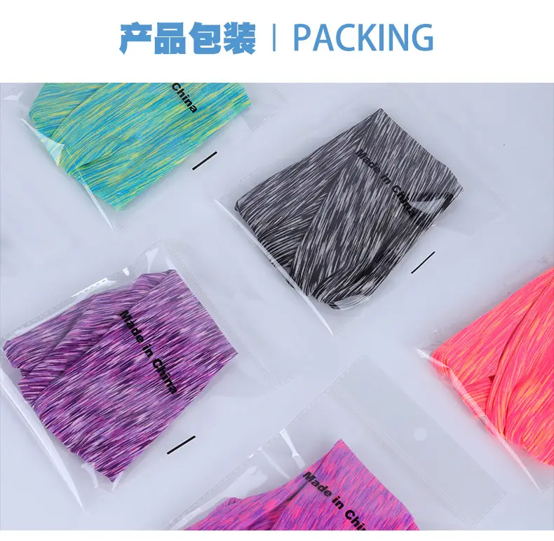 Spring Sports Hair Band Absorbing Colorful Men's Turban — feature 11