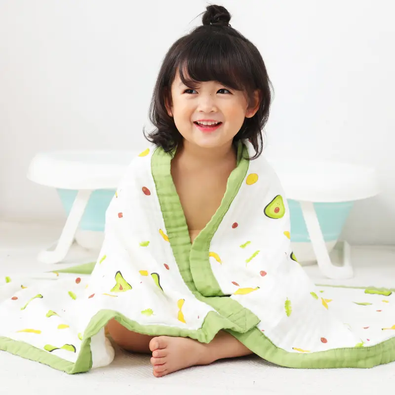 Baby Cotton Strawberry Towel Set for Girls - Image 13