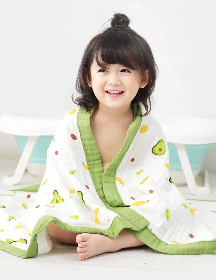 Baby Cotton Strawberry Towel Set for Girls — feature 14