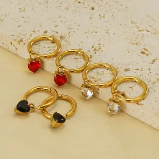 Gold Plated Corrugated Earrings for Women — feature 1