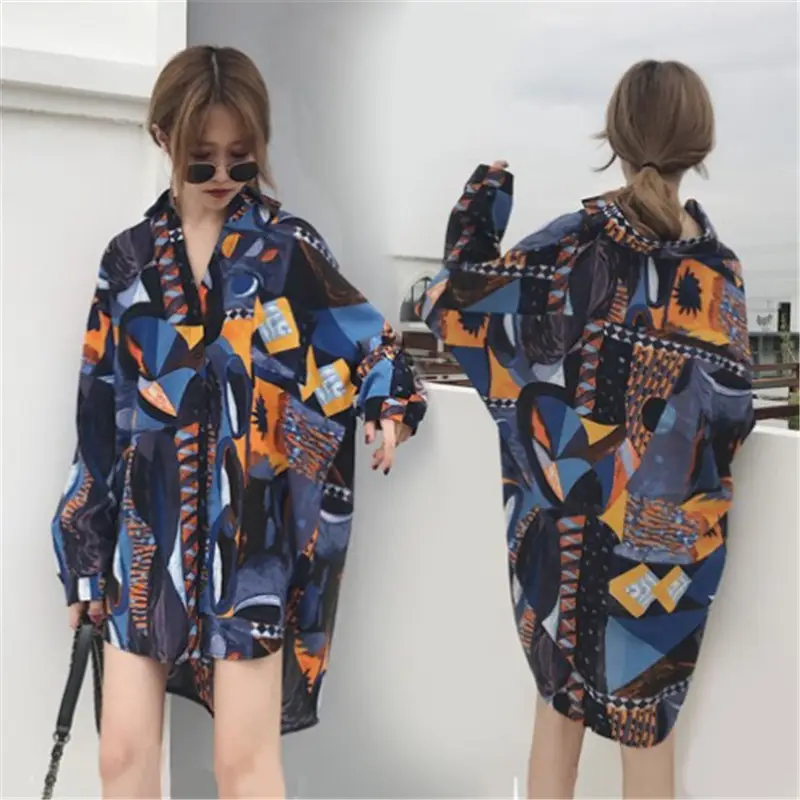 Women Chiffon Printed Long Sleeve Sun Protection Cardigan - Image 3