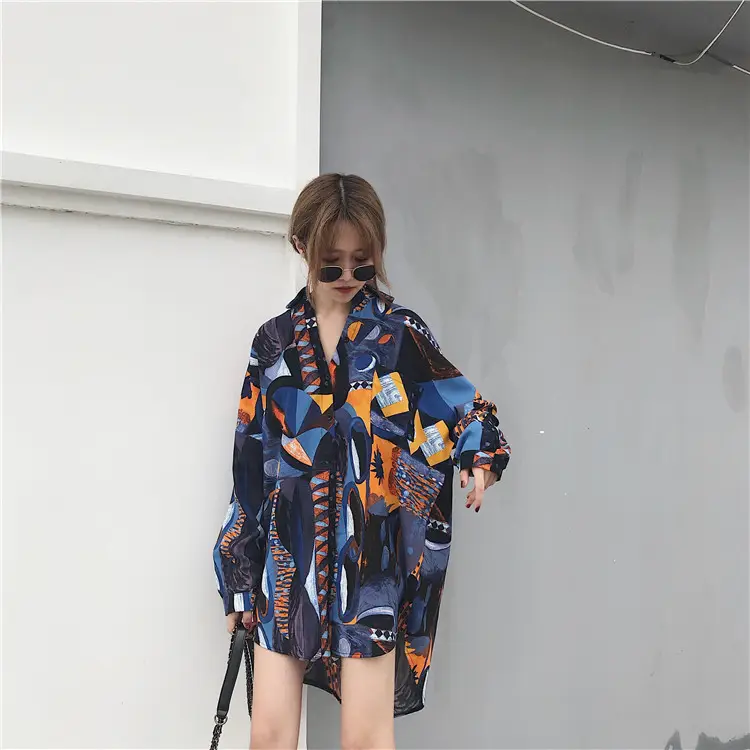 Women Chiffon Printed Long Sleeve Sun Protection Cardigan — feature 14