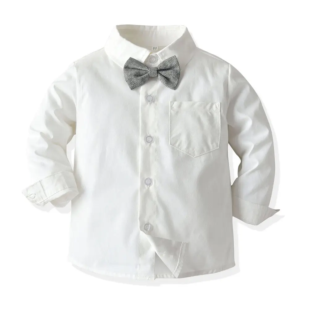Cross-border Boys Gentleman Suit Grey Vest & Trousers - Image 4