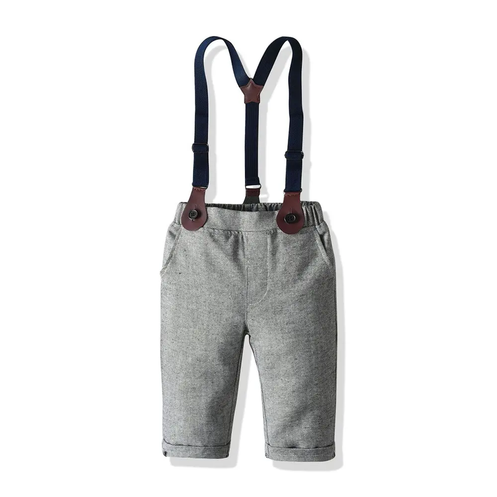 Cross-border Boys Gentleman Suit Grey Vest & Trousers — feature 11