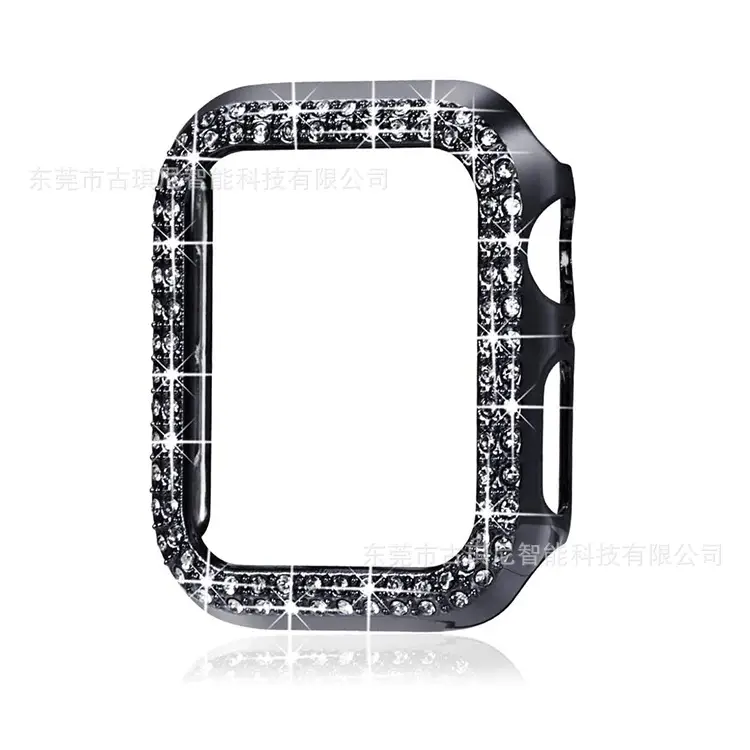 Apple Watch iWatch Protective Case with Double Row Diamond Design — feature 4