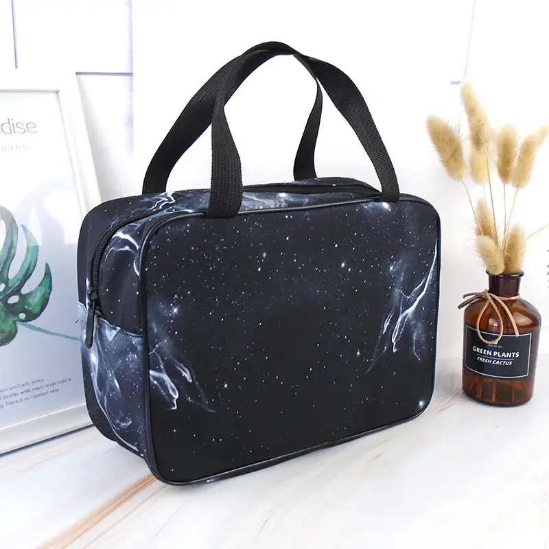Portable Bath & Lunch Bag Blue Flame Design Large Capacity - Image 4