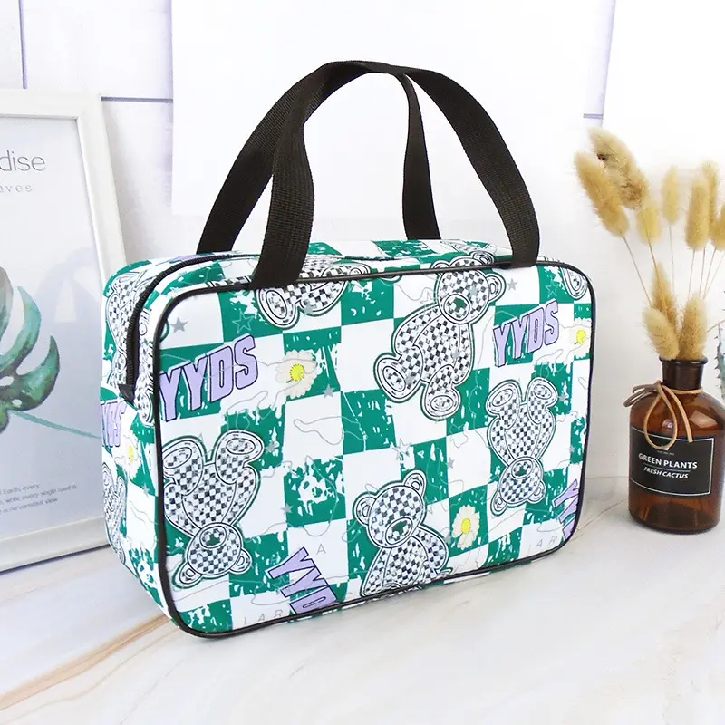 Portable Bath & Lunch Bag Blue Flame Design Large Capacity - Image 6