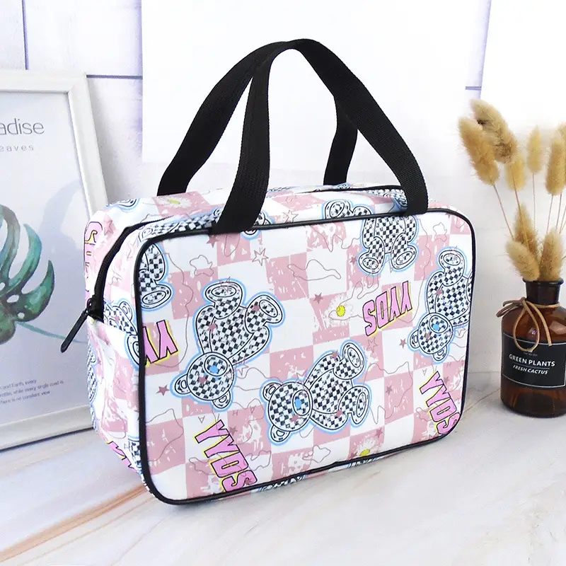 Portable Bath & Lunch Bag Blue Flame Design Large Capacity - Image 7