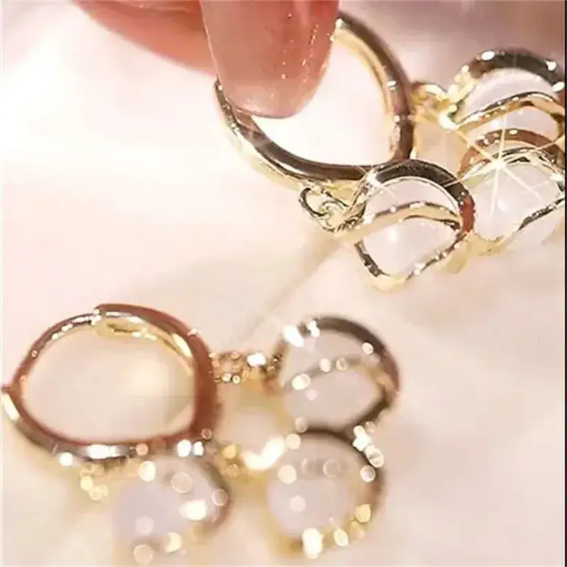 Elegant Opal Flower Earrings for Women - Image 4