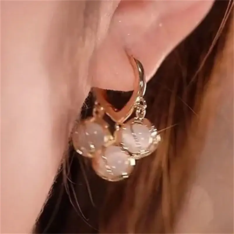 Elegant Opal Flower Earrings for Women — feature 5