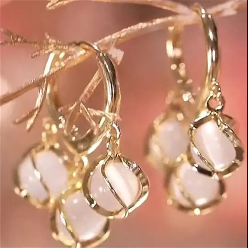 Elegant Opal Flower Earrings for Women — feature 6