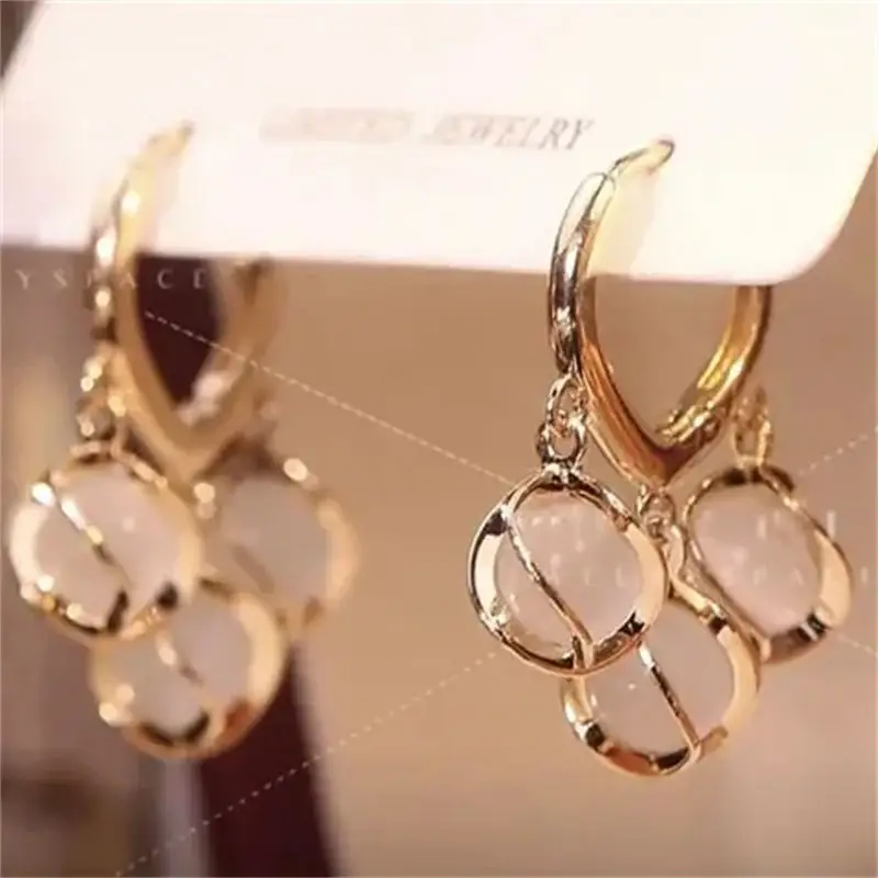 Elegant Opal Flower Earrings for Women — feature 7