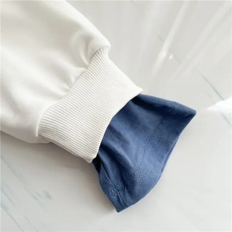 Women Polo Collar Sweater Medium Long Blue Sleeve — feature 20