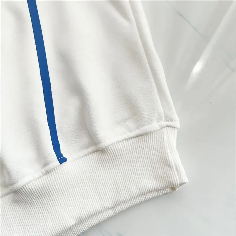 Women Polo Collar Sweater Medium Long Blue Sleeve — feature 21