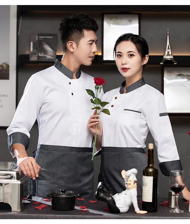 New Style Long-Sleeved Chef Suit for Men and Women — feature 13