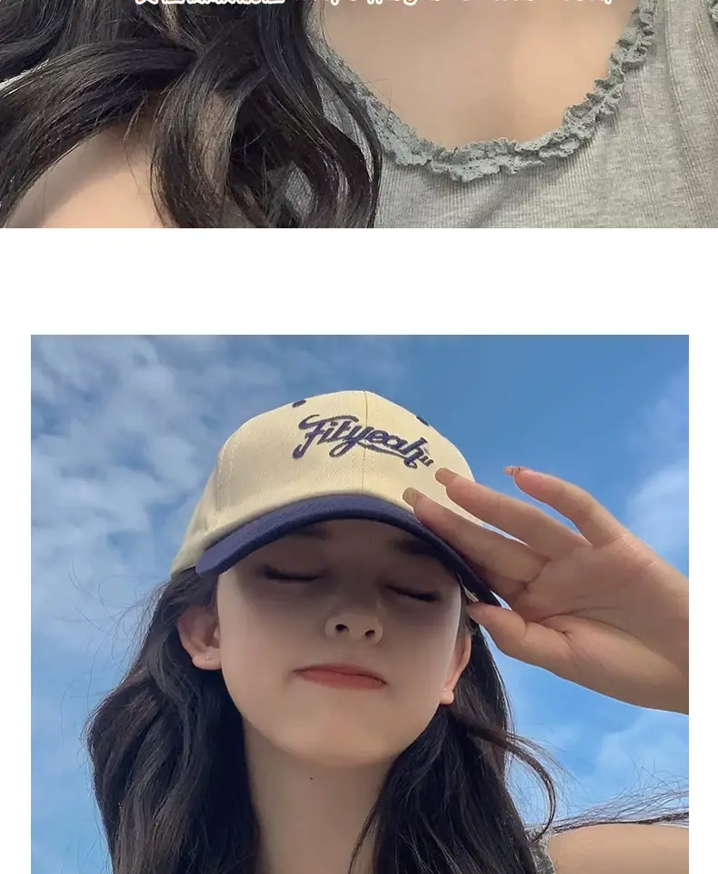 Women Korean Style Baseball Cap Small Fresh Spring Summer — feature 12