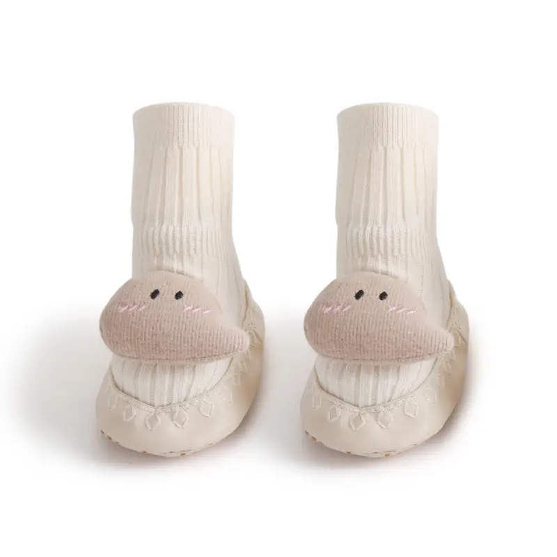 Newborn Cartoon Socks & Shoes 2022 Winter Non-Slip Mid-Calf