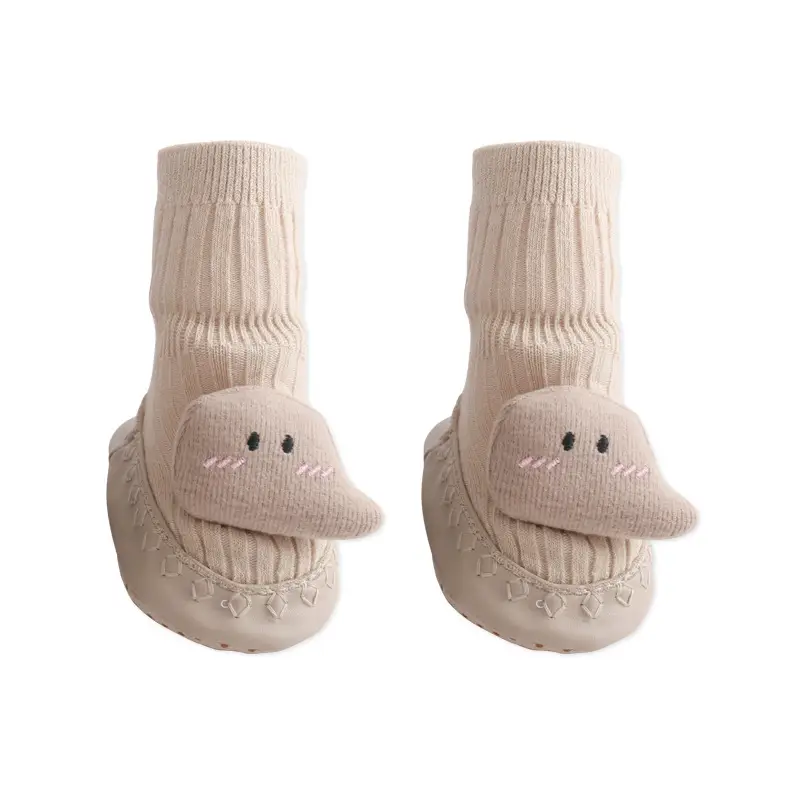 Newborn Cartoon Socks & Shoes 2022 Winter Non-Slip Mid-Calf - Image 4