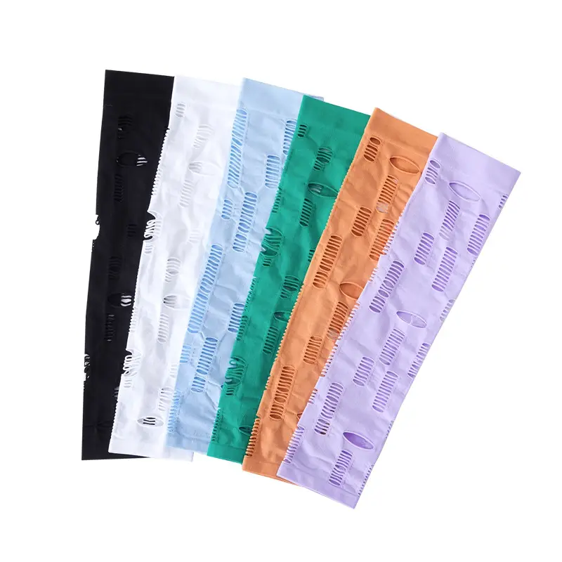Ice Silk Arm Sleeves SPF50 UV Protection - Image 6