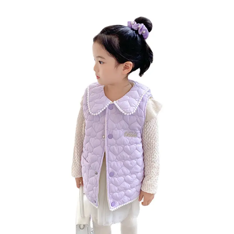 Girls Korean Style Velvet Vest White Shoulder Tide - Image 9