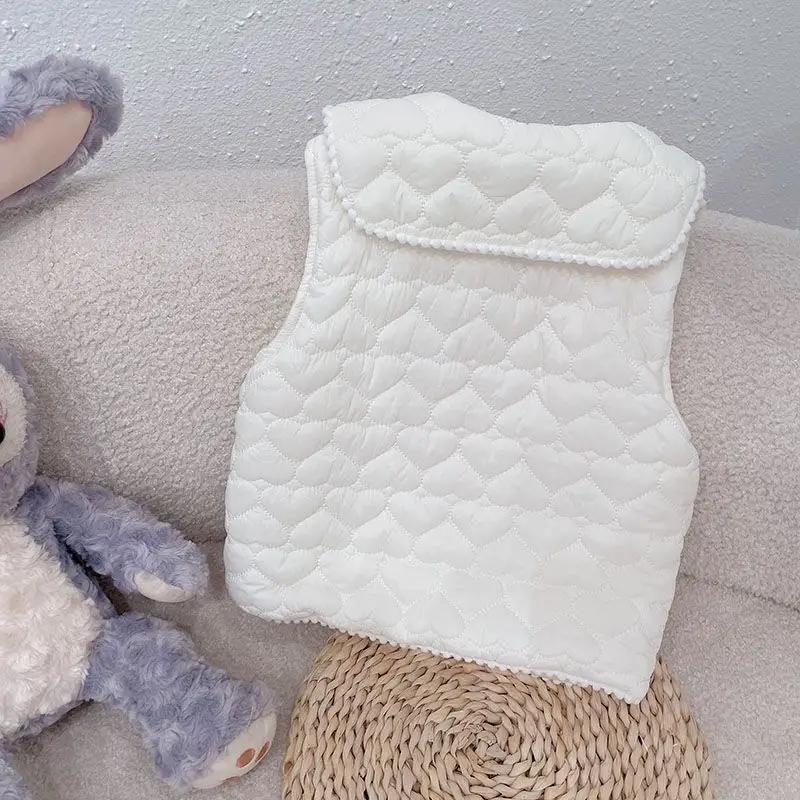 Girls Korean Style Velvet Vest White Shoulder Tide — feature 7