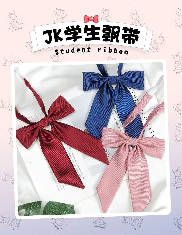 Pink Bow Tie for Women's Sailing Suit Shirt — feature 1