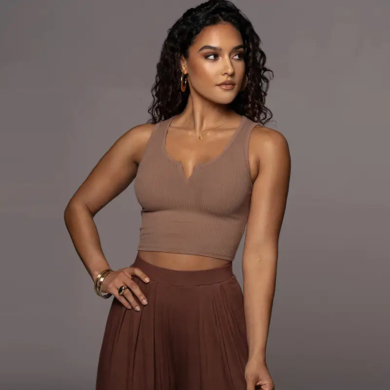 Black Navel-Baring Camisole Slim Fit 2025 - Image 5