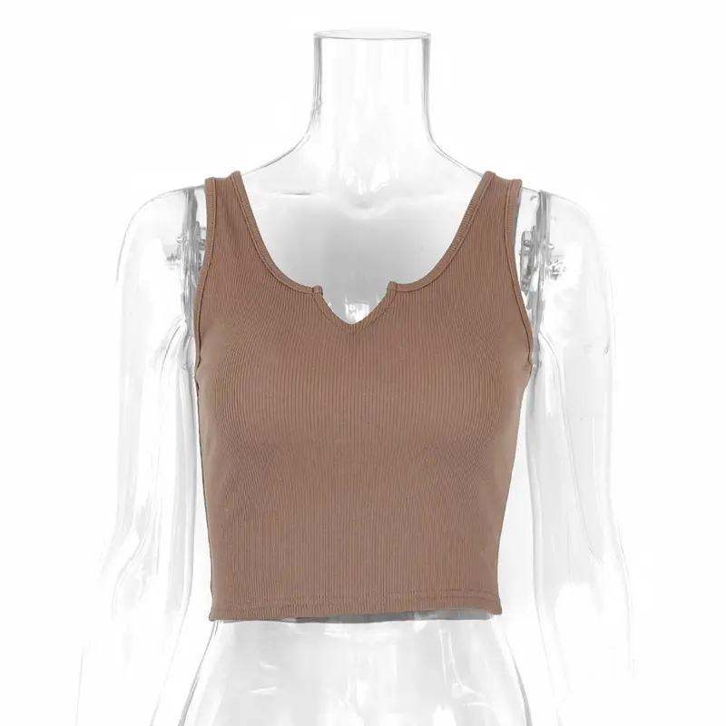 Black Navel-Baring Camisole Slim Fit 2025 - Image 3