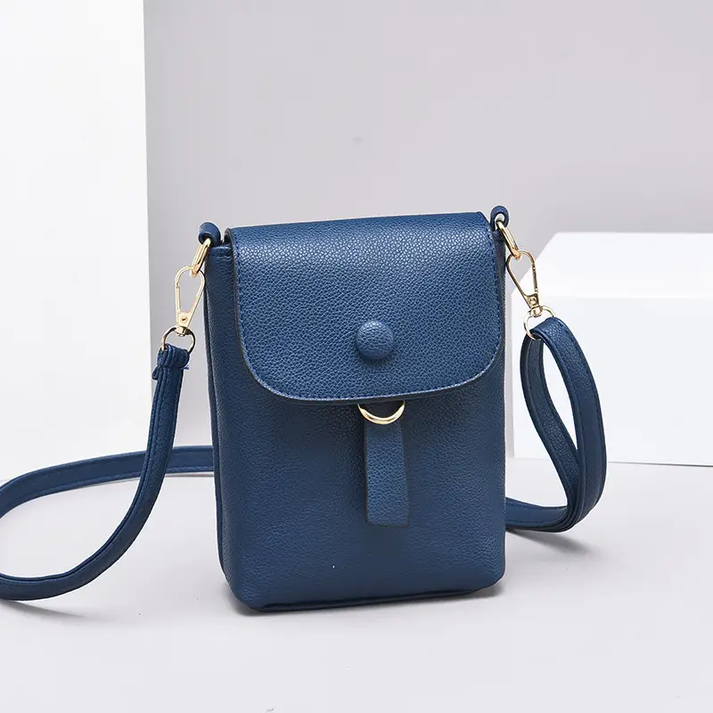 Mini Mobile Phone Bag Women Green Blue New Chain Bag - Image 6