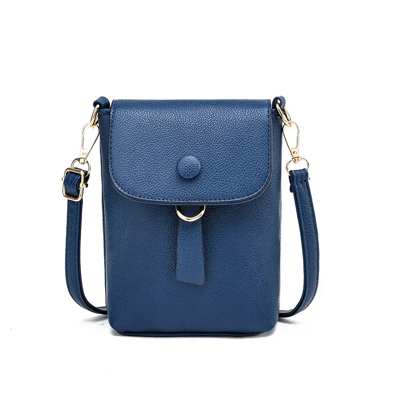 Mini Mobile Phone Bag Women Green Blue New Chain Bag - Image 3