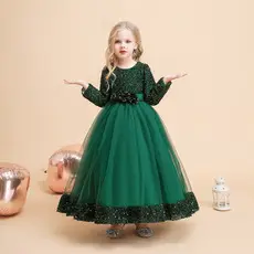 Halloween Kids Dress Girls Witch Print Party Dress — feature 7