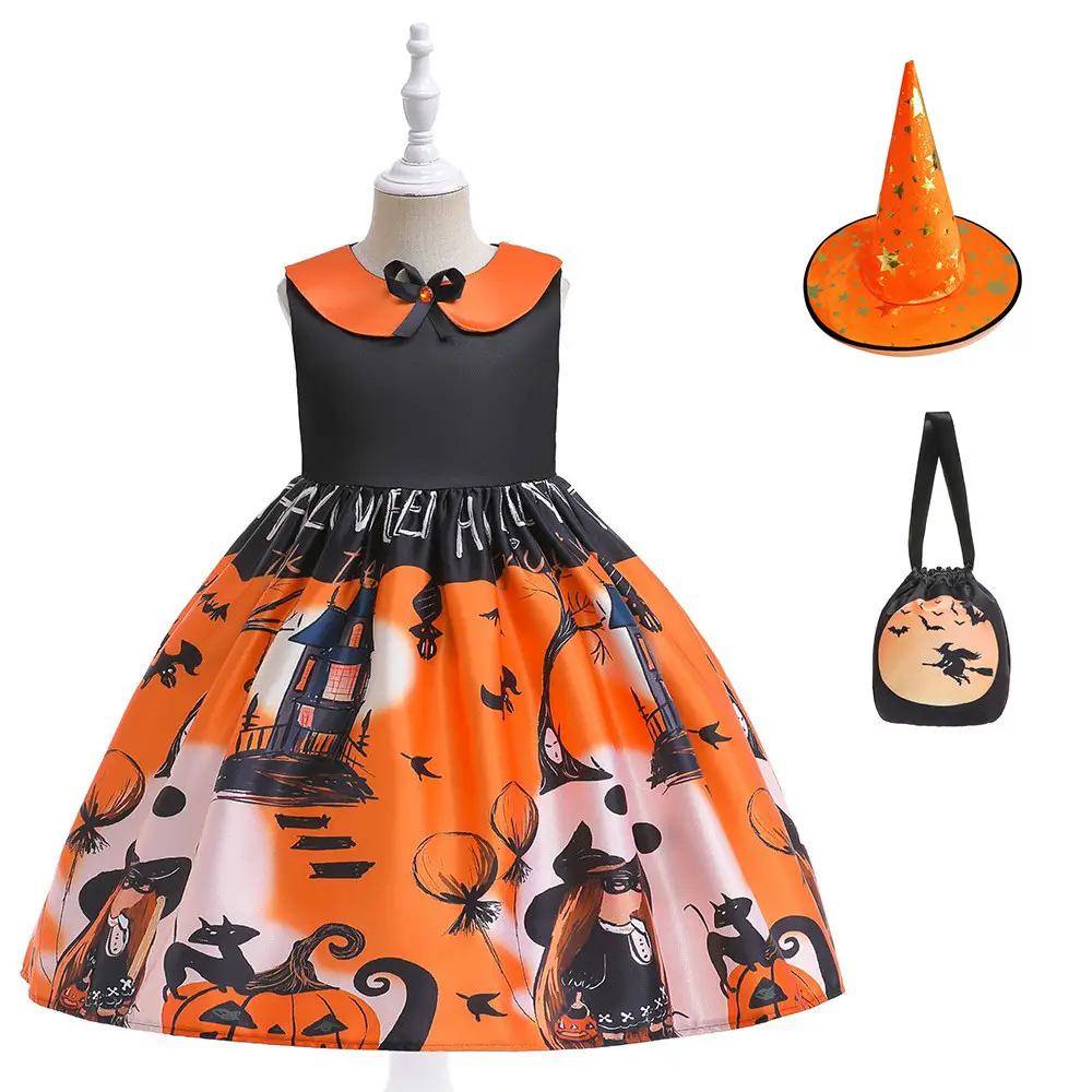 WS018-Black Bag Hat Orange