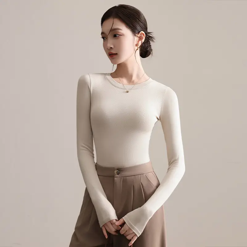 Long Sleeve Grey Turtleneck Top for Women 2026 - Image 17