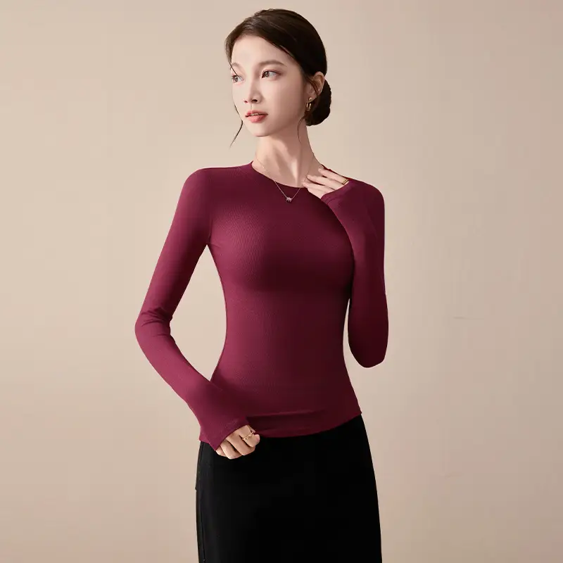 Long Sleeve Grey Turtleneck Top for Women 2026 - Image 19