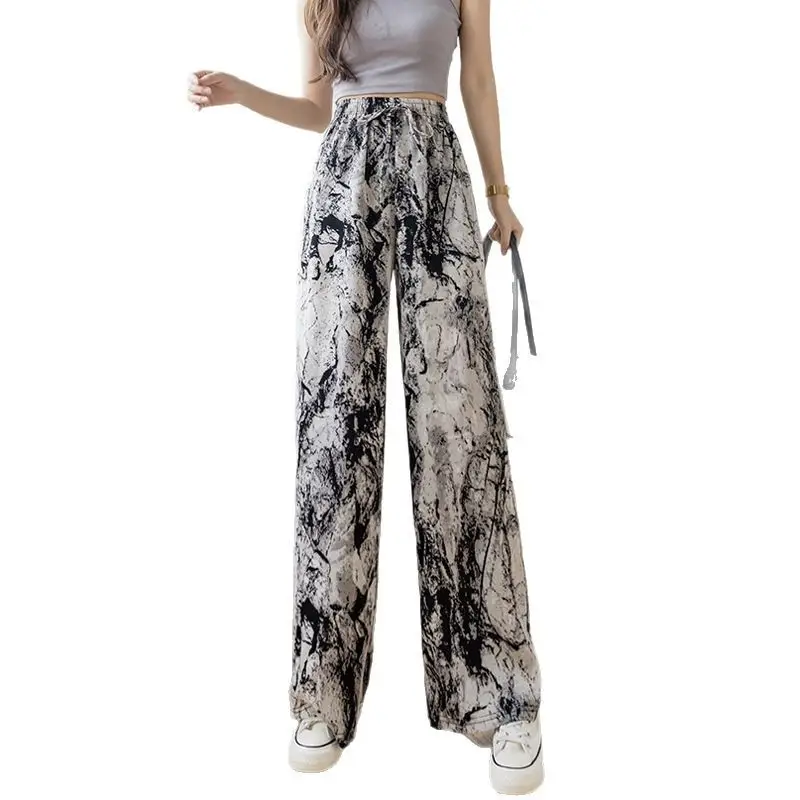 Wide-Leg Pants for Women Black Cow Print Summer 2025 - Image 19