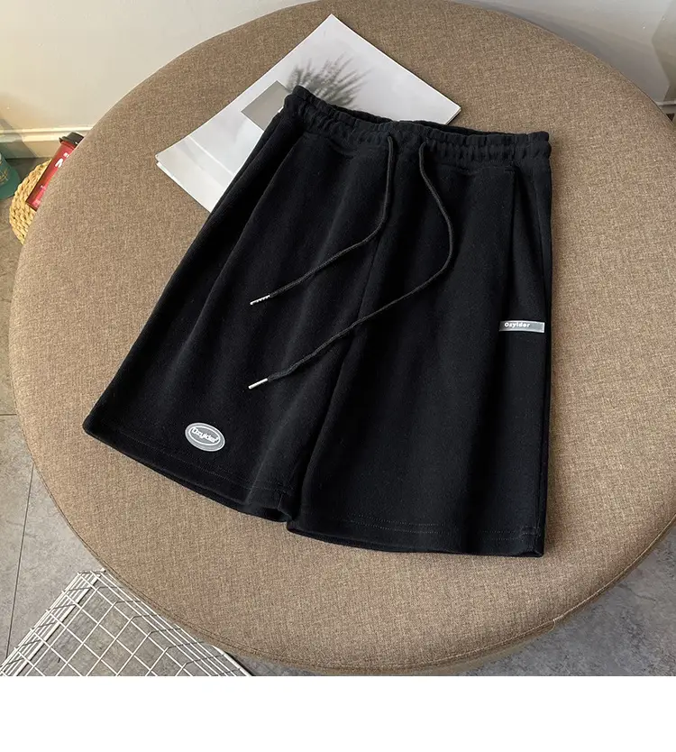 Women's Pink Elastic Waist Casual Shorts - Image 13