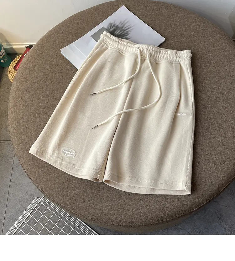 Women's Pink Elastic Waist Casual Shorts - Image 14