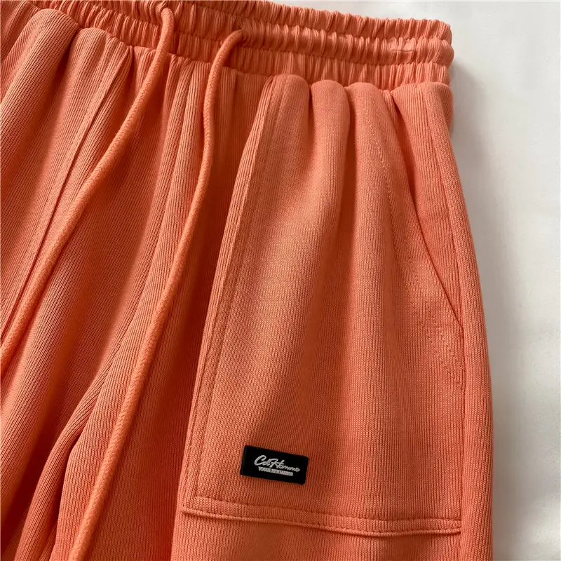 Women's Pink Elastic Waist Casual Shorts - Image 18