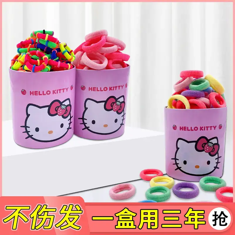 Kids Hair Bands Rubber Elastic Towel Ring for Girls - Image 9