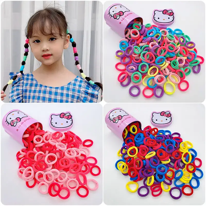 Kids Hair Bands Rubber Elastic Towel Ring for Girls - Image 10