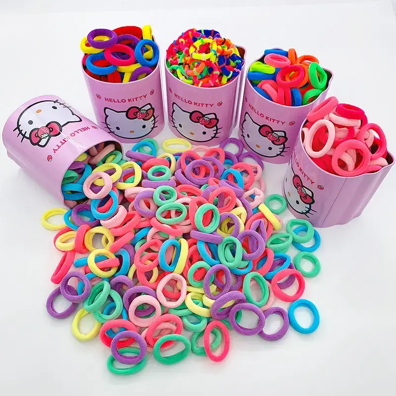Kids Hair Bands Rubber Elastic Towel Ring for Girls - Image 11