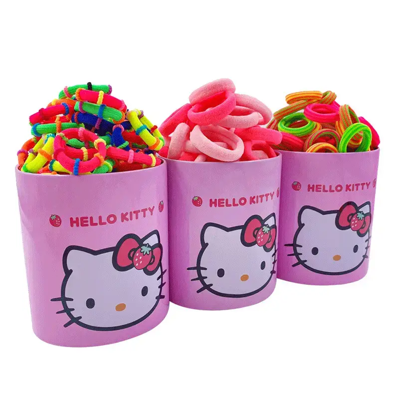 Kids Hair Bands Rubber Elastic Towel Ring for Girls - Image 12