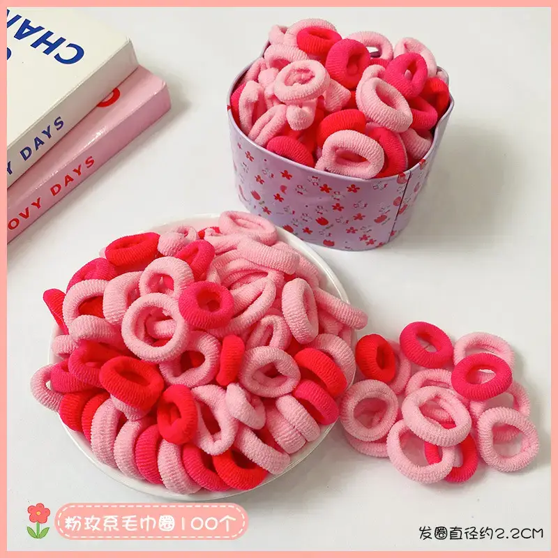 Kids Hair Bands Rubber Elastic Towel Ring for Girls - Image 3