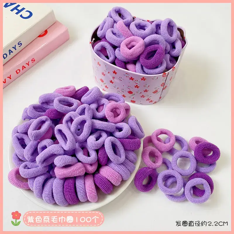 Kids Hair Bands Rubber Elastic Towel Ring for Girls - Image 4