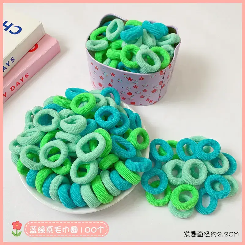 Kids Hair Bands Rubber Elastic Towel Ring for Girls - Image 5
