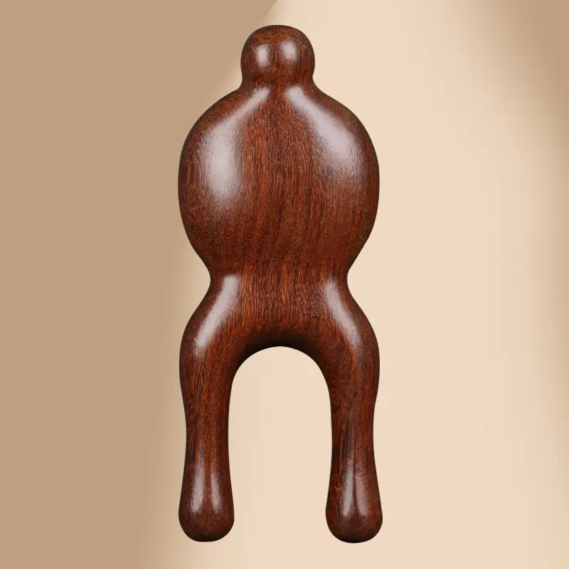 Golden Wood Massage Scalp Hair Grooming Comb - Image 18