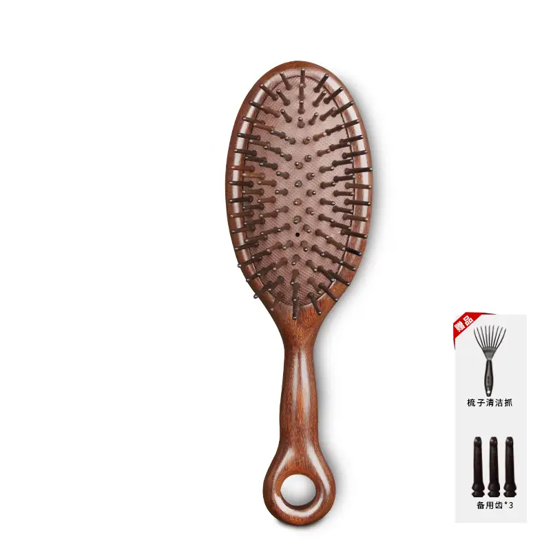 Golden Wood Massage Scalp Hair Grooming Comb - Image 23