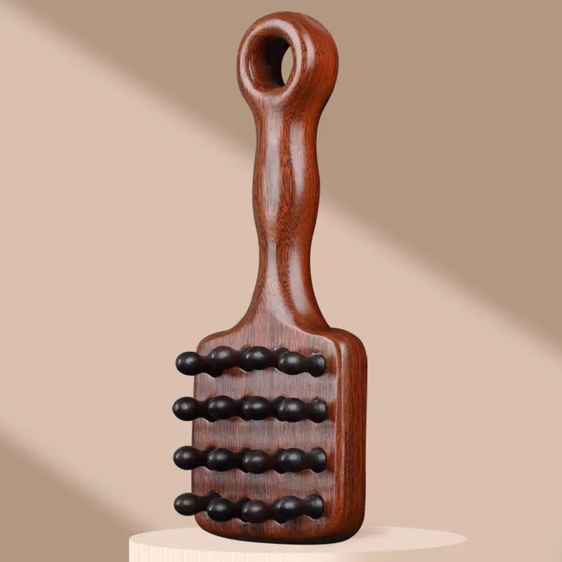Golden Wood Massage Scalp Hair Grooming Comb - Image 29