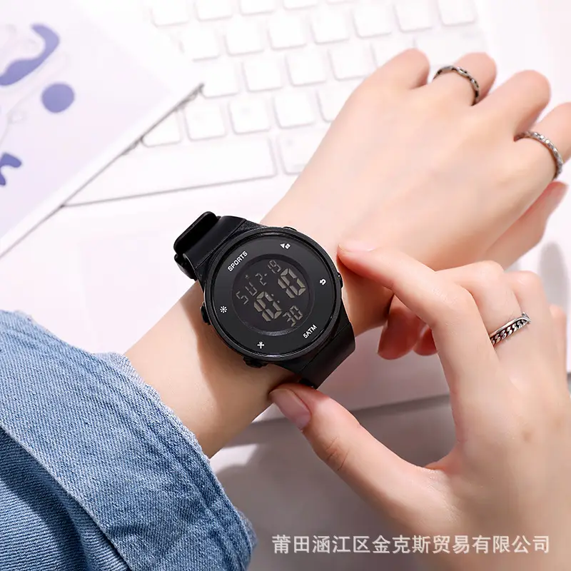 Blue Digital Analog Sports Watch for Kids